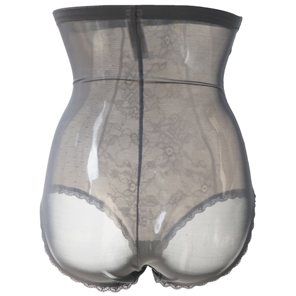 COPY - Plus size High waist shaper with Lace panel and silicone waist band. She… - Picture 3 of 11